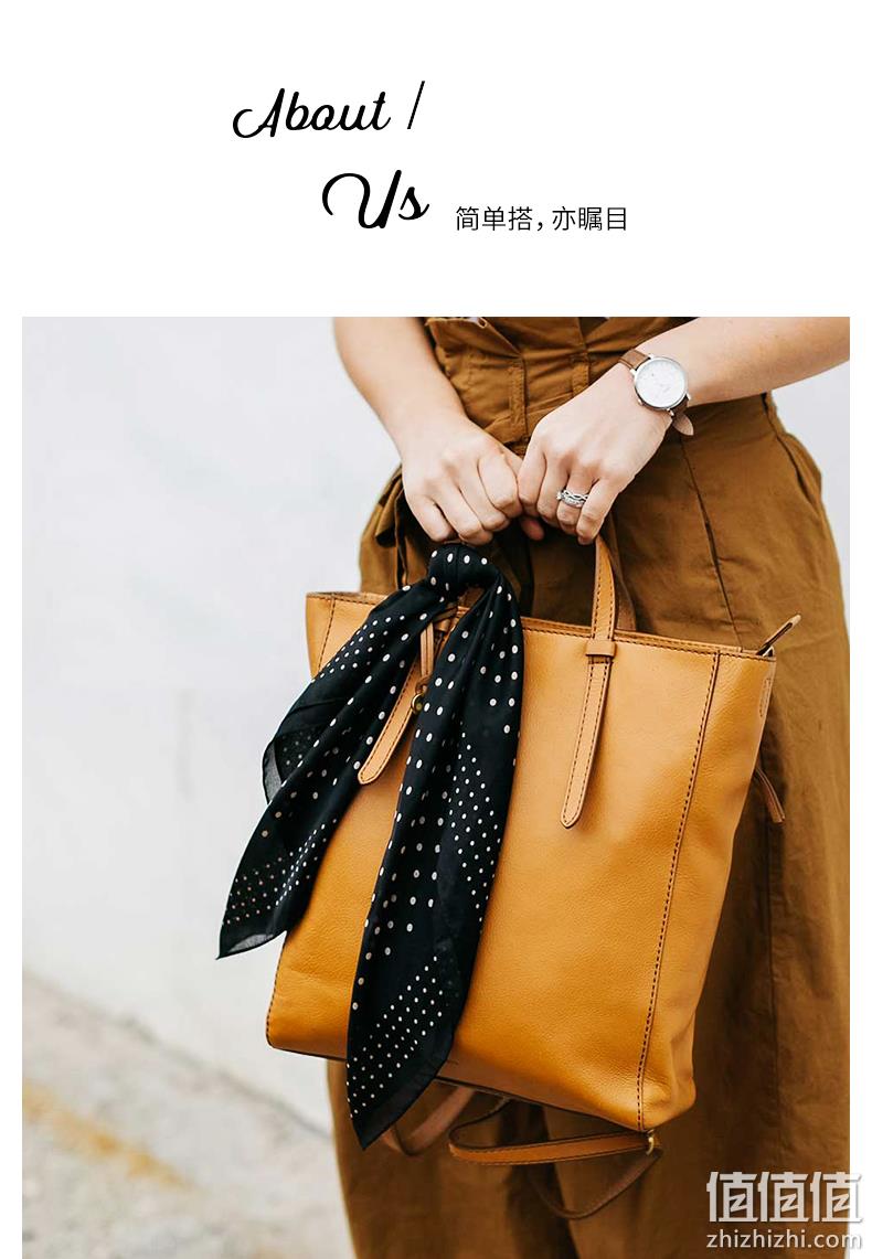 Fossil 化石 camilla系列 复古真皮双肩包 2色 新低646元包邮（双重优惠） 值值值-买手聚集的地方