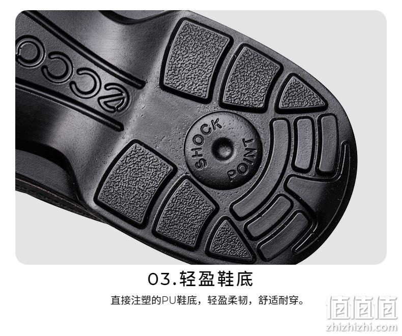 Ecco 爱步 Turn扭转系列 男士一脚蹬休闲GTX防水皮鞋510184 568.26元 值值值-买手聚集的地方