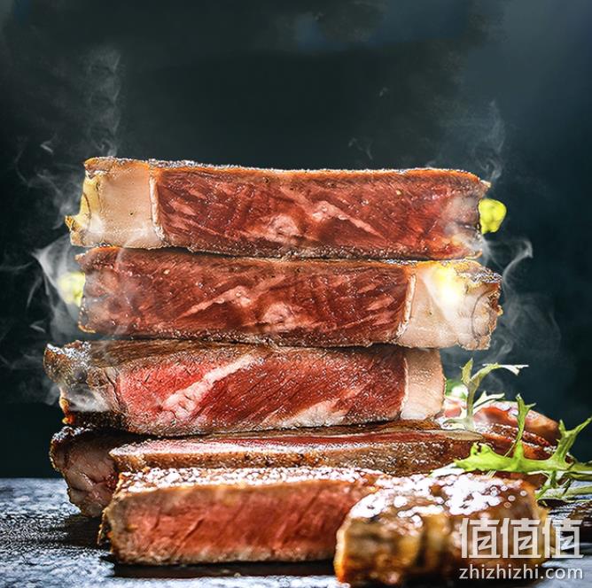 百胜中国旗下，烧范儿 异国风味西冷牛排套餐8片1280g 有赠品 178元包邮（需领券） 值值值-买手聚集的地方