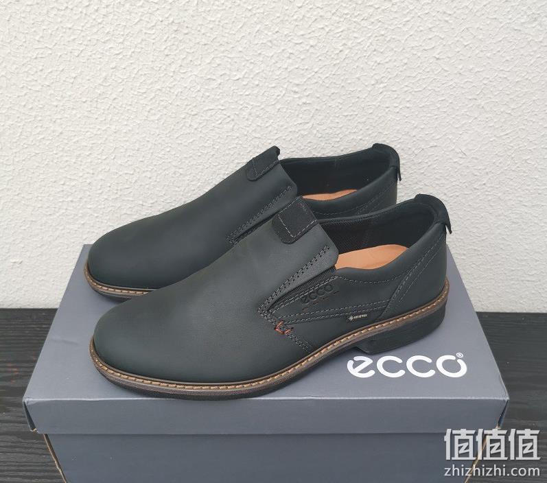 Ecco 爱步 Turn扭转系列 男士一脚蹬休闲GTX防水皮鞋510184 568.26元 值值值-买手聚集的地方