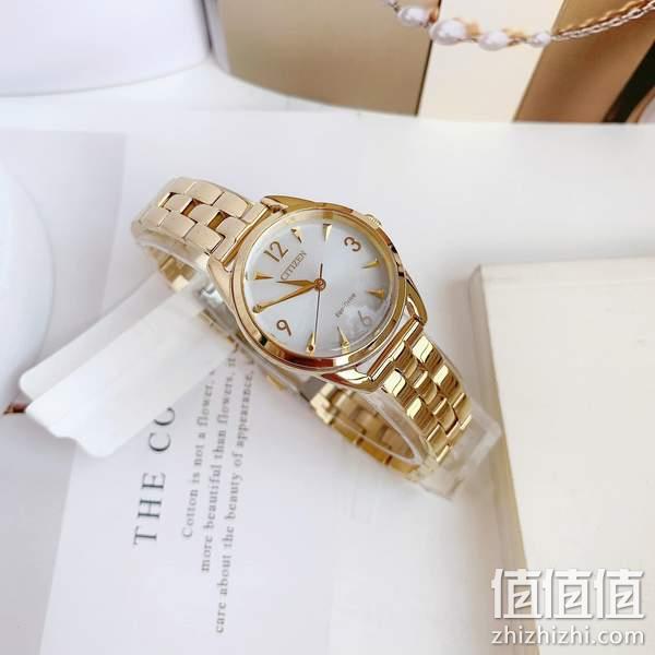 Citizen 西铁城 女士不锈钢表带光动能手表 EM0682-74A 新低621.13元（Prime会员92折） 值值值-买手聚集的地方