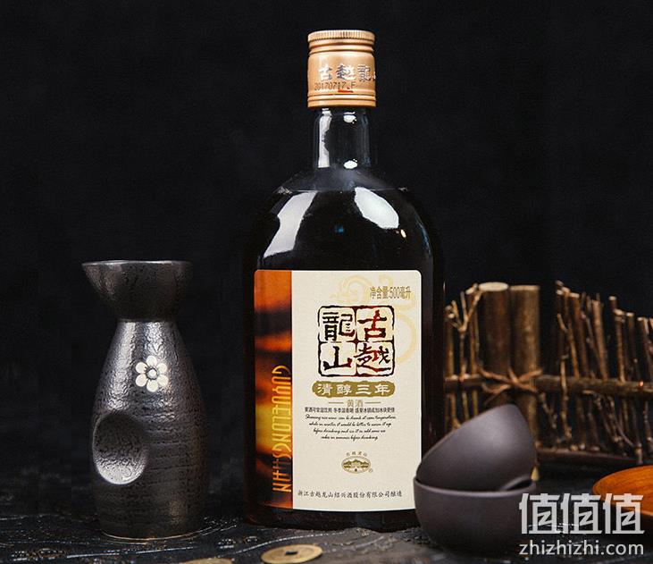 古越龙山 绍兴黄酒 清醇三年 500ml*6瓶 新低46元 值值值-买手聚集的地方