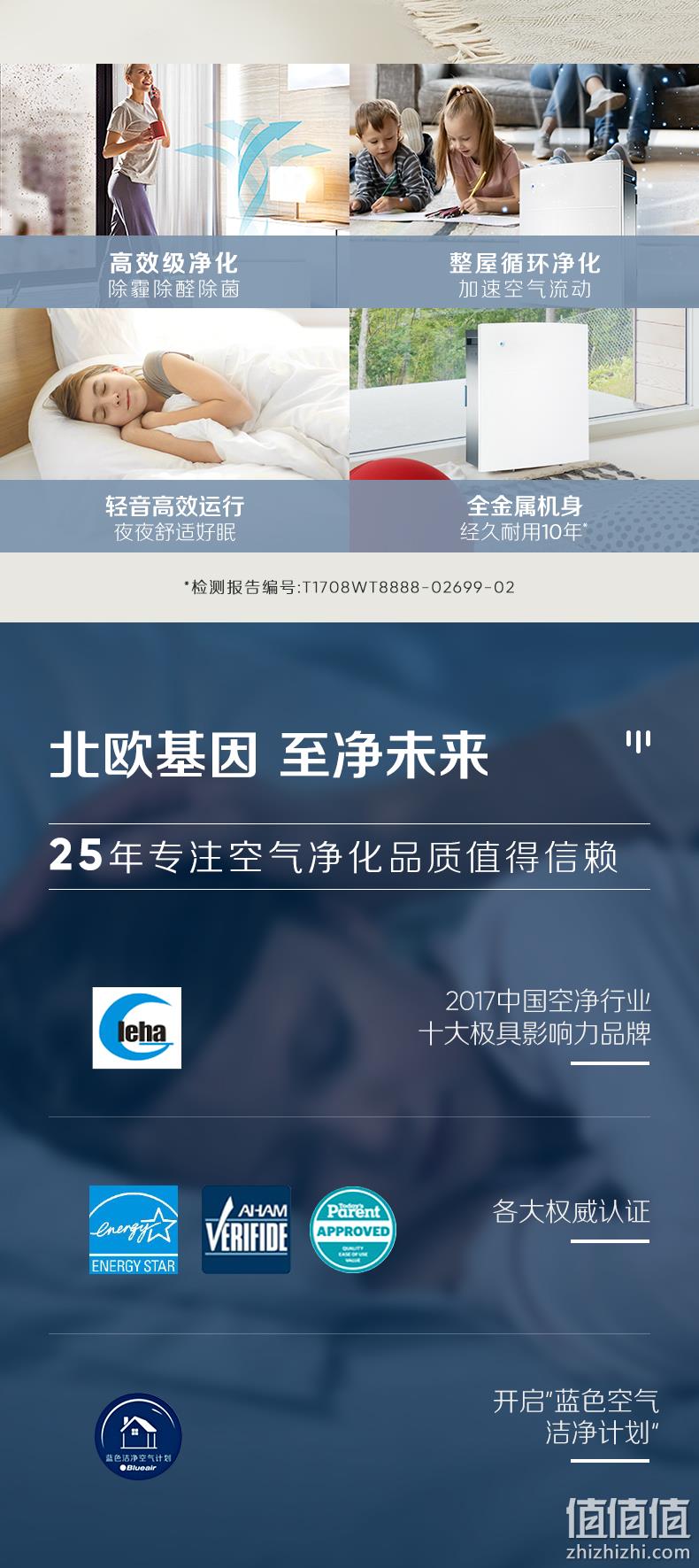 Blueair 瑞典布鲁雅尔 270e Slim 家用空气净化器  可24期免息 新低1699元包邮（双重优惠） 值值值-买手聚集的地方