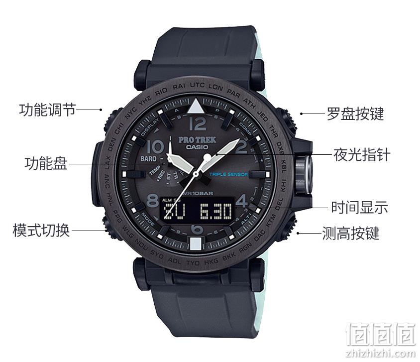 Casio 卡西欧 Pro Trek系列 PRG-650Y-1CR 男士太阳能运动手表 1269元（京东2890元） 值值值-买手聚集的地方
