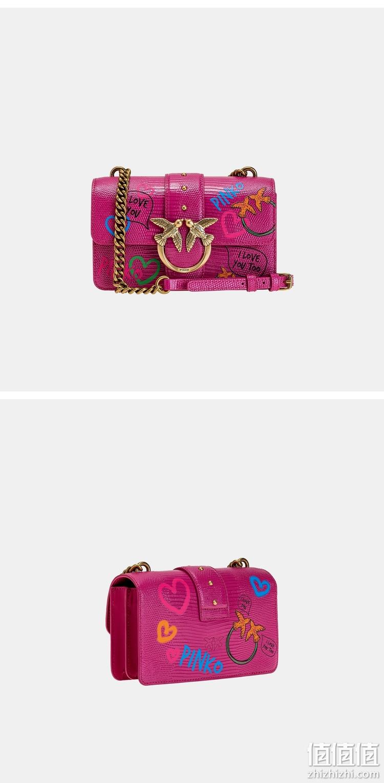 PINKO 品高 2022秋季新款女士涂鸦链条飞鸟燕子包 1P22SFA043 944.70元（天猫旗舰店3150元） 值值值-买手聚集的地方