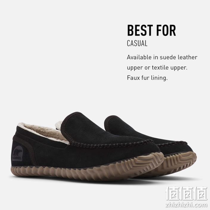 亚马逊销冠！Sorel 北极熊 Dude Moc™ 男士一脚蹬莫克头乐福鞋 新低349.99元（官网​100刀） 值值值-买手聚集的地方