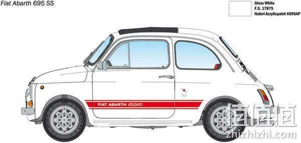 Tamiya 田宫 37705 1:12比例 菲亚特 Abarth 695 SS/Assetto Corsa 经典汽车模型 669.84元 值值值-买手聚集的地方