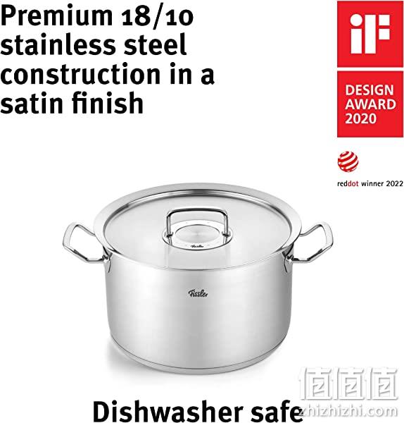 Fissler 菲仕乐 Original-Profi雅格系列 不锈钢带盖平底煮锅/深汤锅28cm/10L 1335.5元（天猫折后2830元/24cm） 值值值-买手聚集的地方