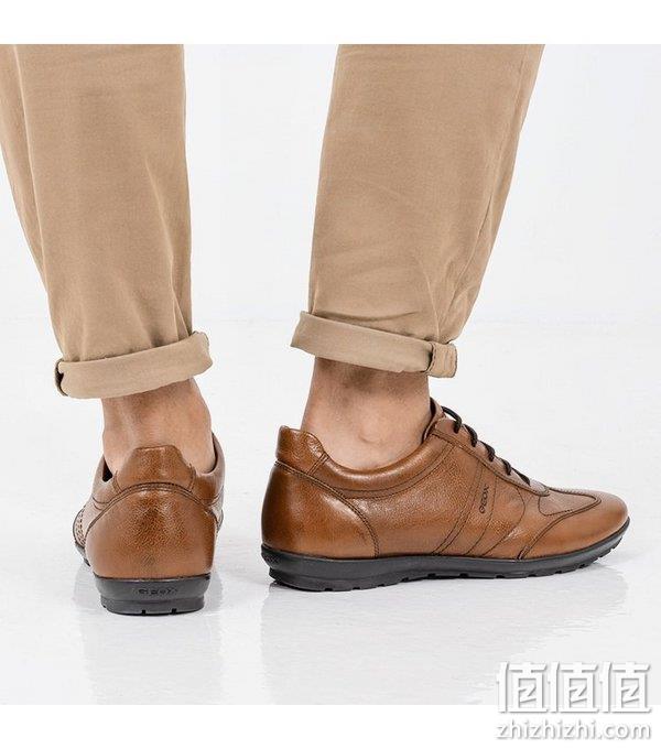 Geox 健乐士 U Symbol B 男士低帮系带真皮休闲鞋U74A5B 新低319.12元 值值值-买手聚集的地方
