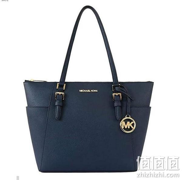 MICHAEL KORS 迈克·科尔斯 Charlotte 大号单肩包托特包 35TOGCFT3B  海军蓝 837.55元 值值值-买手聚集的地方
