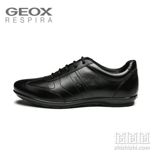 Geox 健乐士 U Symbol B 男士低帮系带真皮休闲鞋U74A5B 新低319.12元 值值值-买手聚集的地方