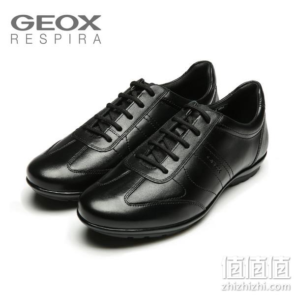 Geox 健乐士 U Symbol B 男士低帮系带真皮休闲鞋U74A5B 新低319.12元 值值值-买手聚集的地方