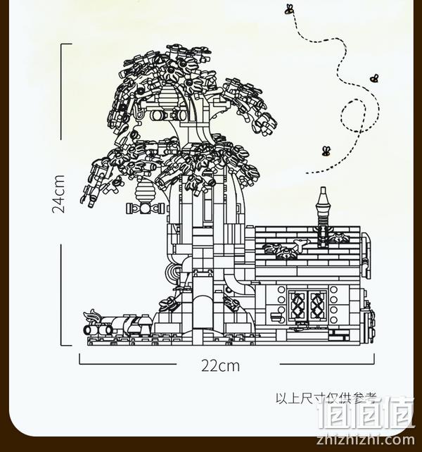 亚马逊销冠！LEGO 乐高 Ideas系列 21326 小熊维尼 1265颗粒 472.71元 值值值-买手聚集的地方