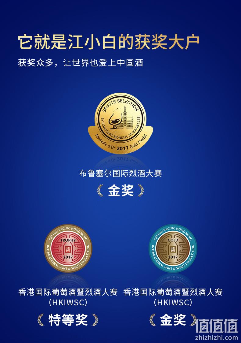 PLUS会员，2022年蒙特奖金奖 江小白 40度白酒 500mL*4瓶 174元包邮（plus会员169元） 值值值-买手聚集的地方