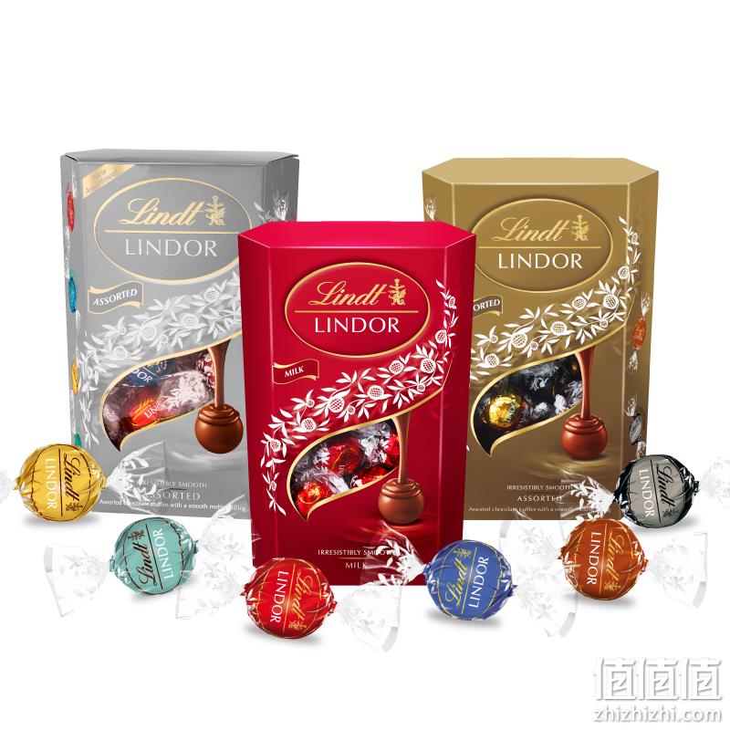 Lindt 瑞士莲 Lindor系列 软心巧克力球337g+200g组合装 99元包邮包税（需领券） 值值值-买手聚集的地方