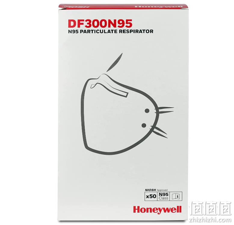 亚马逊销冠！50只 Honeywell霍尼韦尔 DF300 H910P N95口罩 149元 值值值-买手聚集的地方