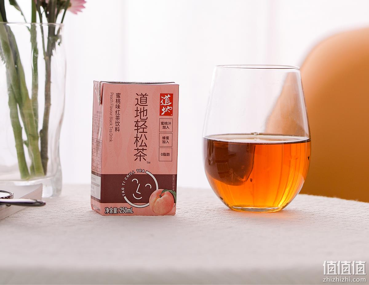 香港20余年专业茶饮品牌，道地 轻松茶系列 蜜桃红茶 250mL*24瓶 39.9元包邮（需领券） 值值值-买手聚集的地方