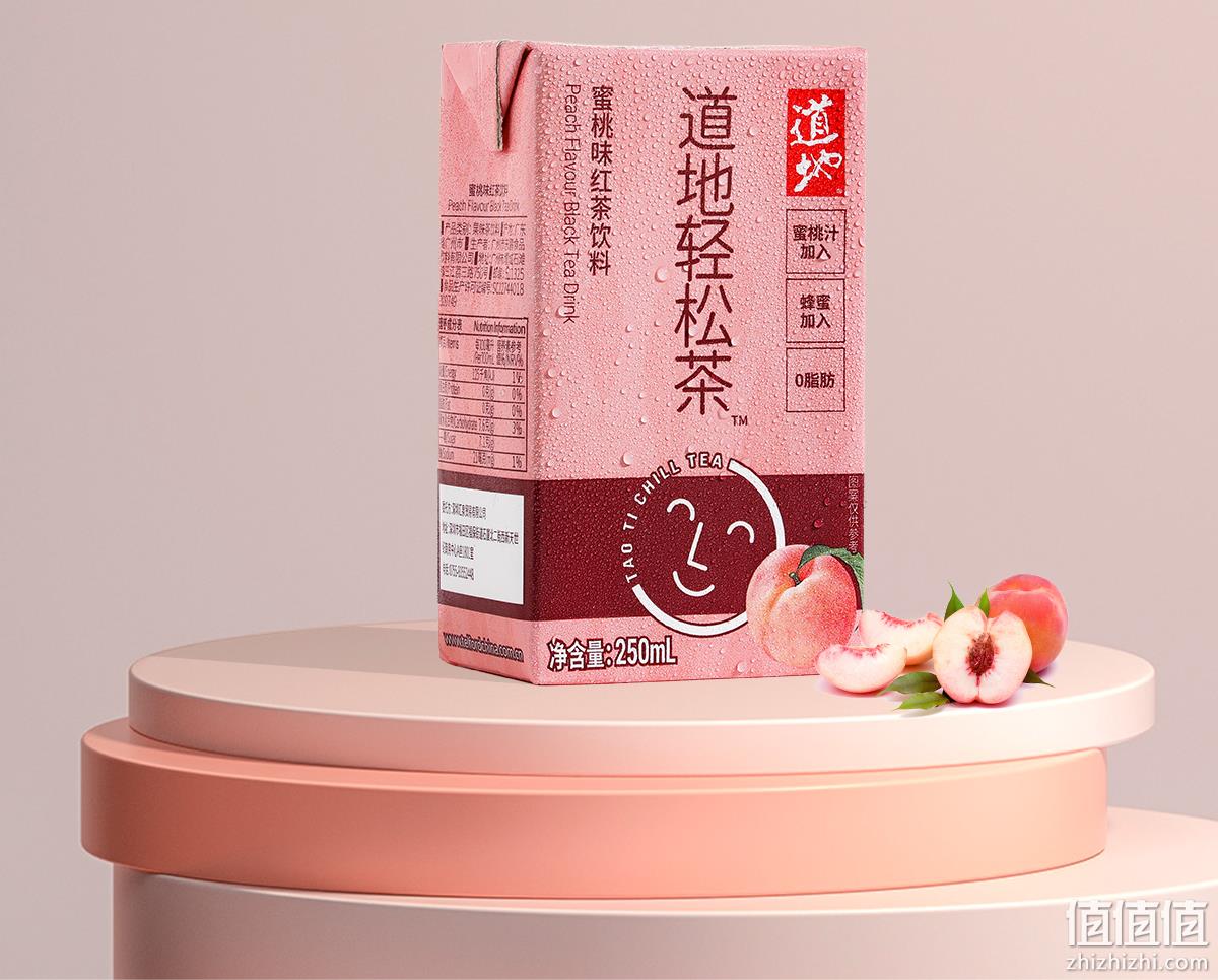 香港20余年专业茶饮品牌，道地 轻松茶系列 蜜桃红茶 250mL*24瓶 39.9元包邮（需领券） 值值值-买手聚集的地方