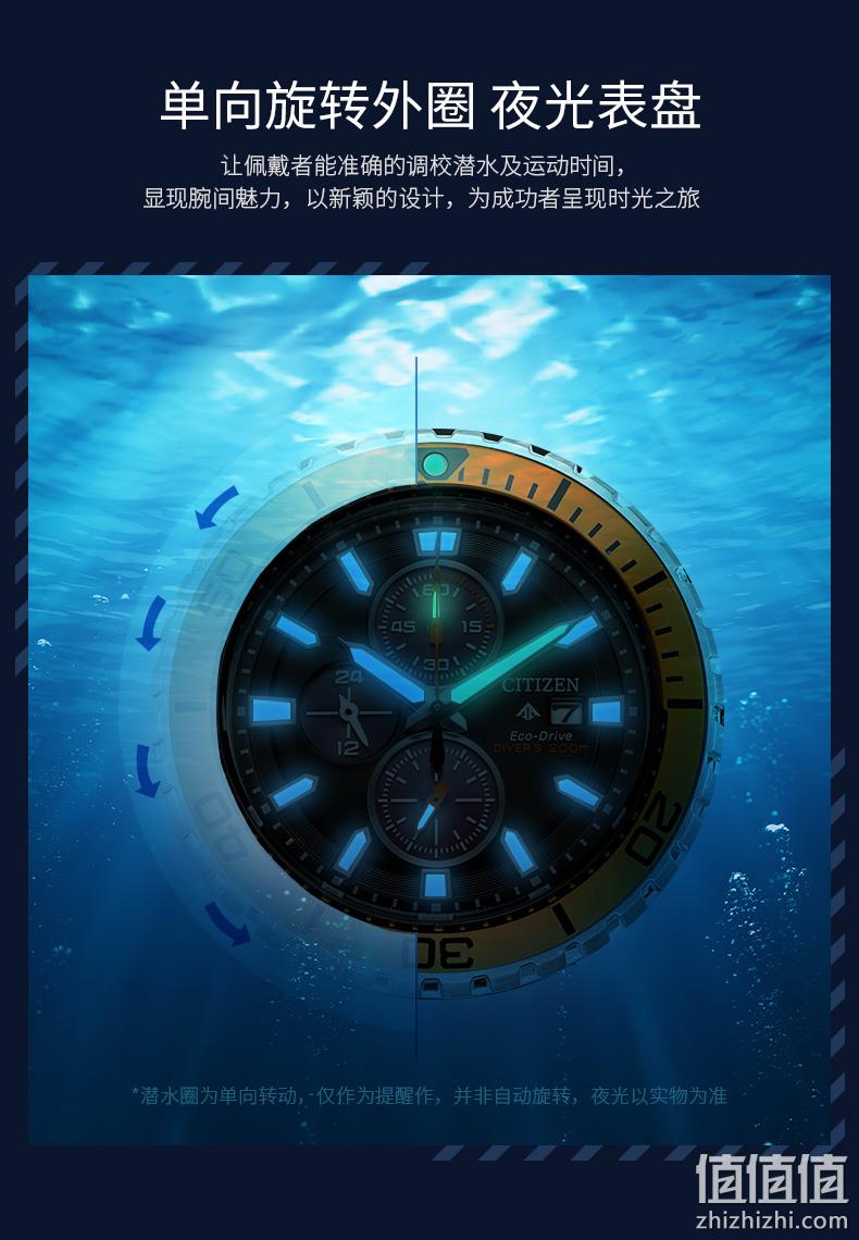 Citizen 西铁城 Promaster系列 CA0718-13E 光动能 深度防水夜光潜水男表 1153元 值值值-买手聚集的地方
