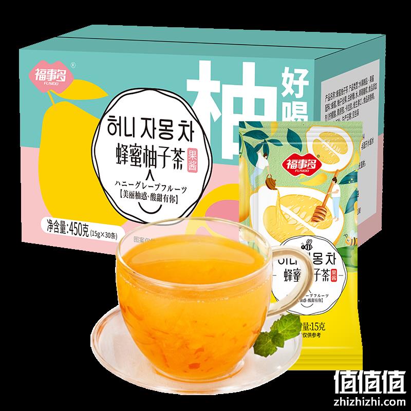 福事多 蜂蜜柚子茶 15g*30条 14.9元包邮（需领券） 值值值-买手聚集的地方