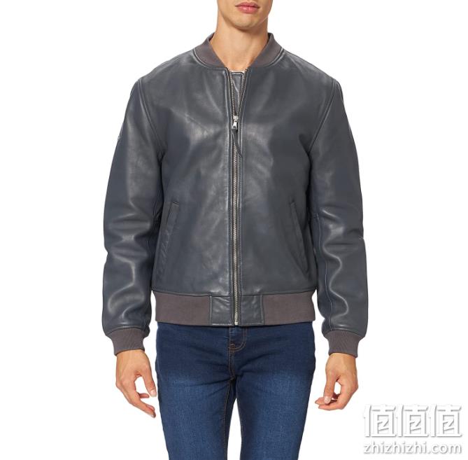 Superdry 极度干燥 男士飞行员真皮夹克 1109.02元（官网£229.99） 值值值-买手聚集的地方
