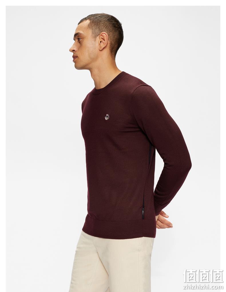 Ted Baker 泰德·贝克 Cardiff 男士100%美利奴羊毛圆领针织衫255118 252.04元（天猫折后571元） 值值值-买手聚集的地方