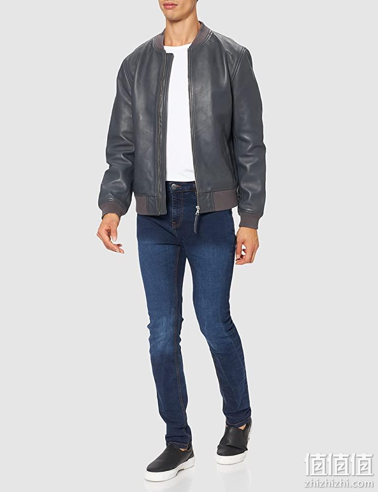 Superdry 极度干燥 男士飞行员真皮夹克 1109.02元（官网£229.99） 值值值-买手聚集的地方