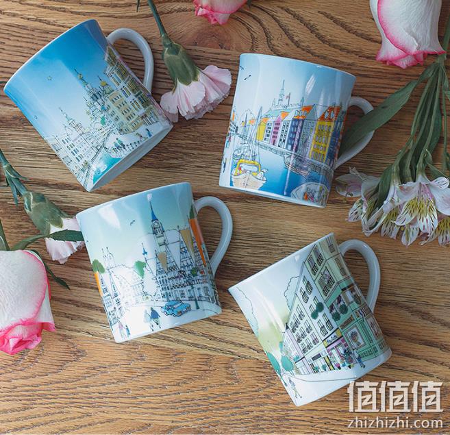 亚马逊销冠！Narumi 鸣海 41675-6257 旅行系列马克杯 旅游日本 280mL 新低33.08元 值值值-买手聚集的地方