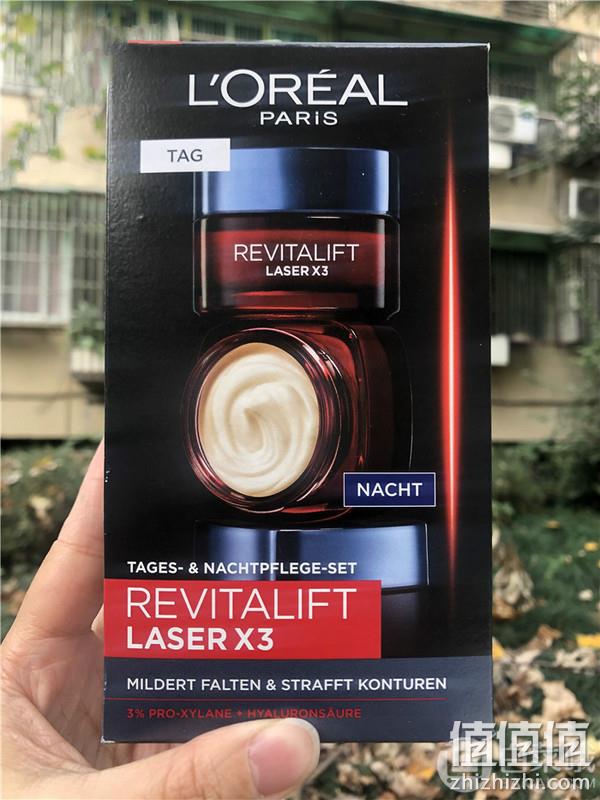 L'Oréal Paris 欧莱雅 Revitalift Laserx3 复颜光学紧致嫩肤去皱 日霜+晚霜套装 50ml*2瓶 128.01元 值值值-买手聚集的地方