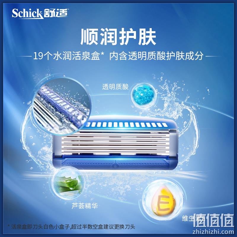 Schick 舒适 Hydro 5 水次元全能5  男士剃须刀（1刀架+7刀头） 94元包邮（多重优惠） 值值值-买手聚集的地方