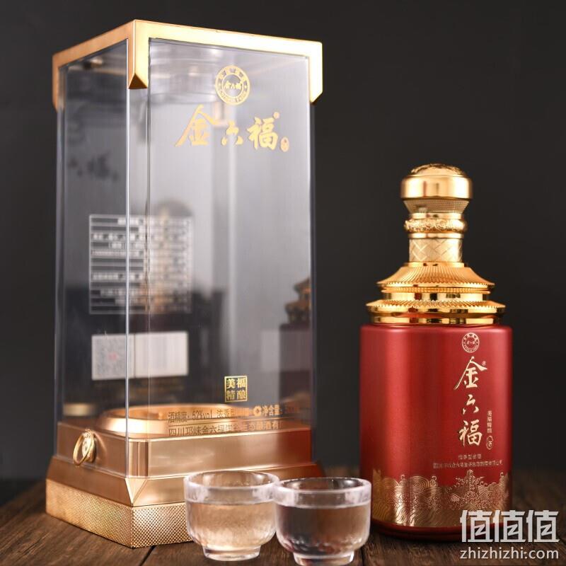 Plus会员，金六福 美福精酿 52度浓香型白酒500mL*6瓶 整箱装 内含礼袋 265元包邮（双重优惠） 值值值-买手聚集的地方