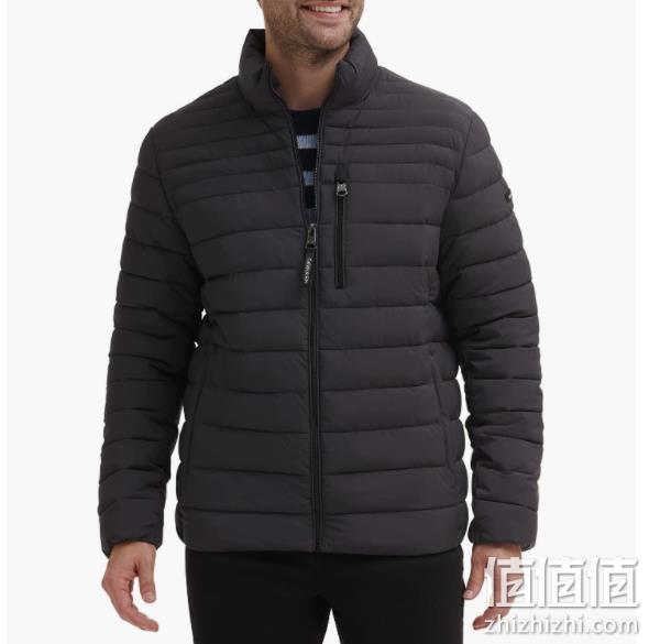 销量第一，Calvin Klein 卡尔文·克莱恩 男士立领可折叠轻量羽绒服 347.86元 值值值-买手聚集的地方