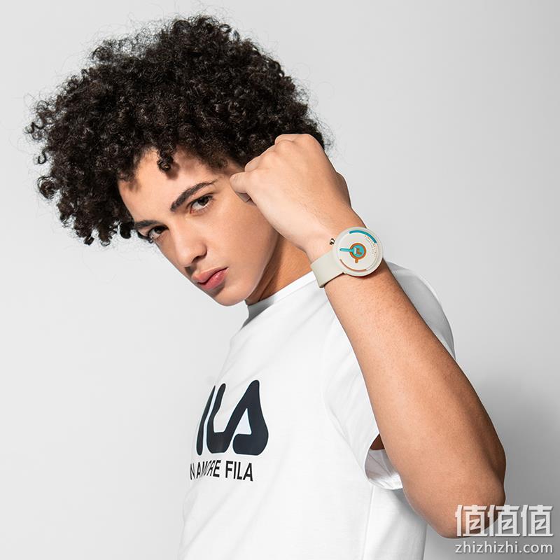 FILA 斐乐 男女同款撞色硅胶运动手表 FLM38-6126 99元包邮（可低至81元） 值值值-买手聚集的地方