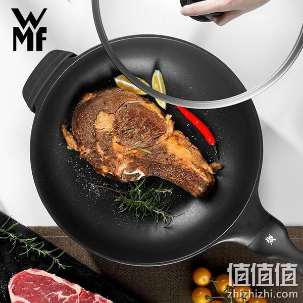 PLUS会员，WMF 福腾宝 银彩系列 不粘煎炒锅 32cm 带盖赠锅铲新低159.5元包邮（需领券） 白菜！ 值值值-买手聚集的地方