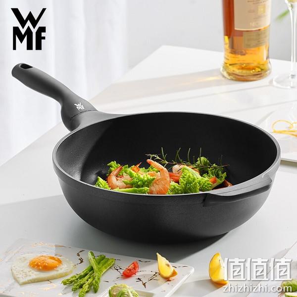 PLUS会员，WMF 福腾宝 银彩系列 不粘煎炒锅 32cm 带盖赠锅铲新低159.5元包邮（需领券） 白菜！ 值值值-买手聚集的地方
