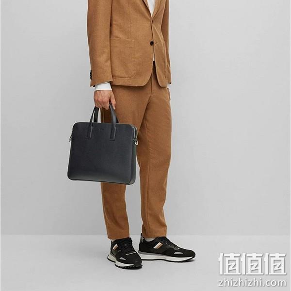 亚马逊销冠！大降￥577！BOSS Hugo Boss 雨果·博斯 Crosstown_S Doc 男士意大利真皮公文包50470478 新低1244.03元 值值值-买手聚集的地方