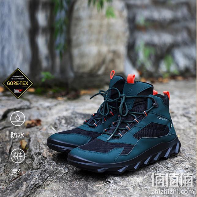 ECCO 爱步 Mx Mid驱动系列 男士GTX防水防滑高帮休闲鞋 820224 599元（天猫旗舰店折后1880元） 值值值-买手聚集的地方
