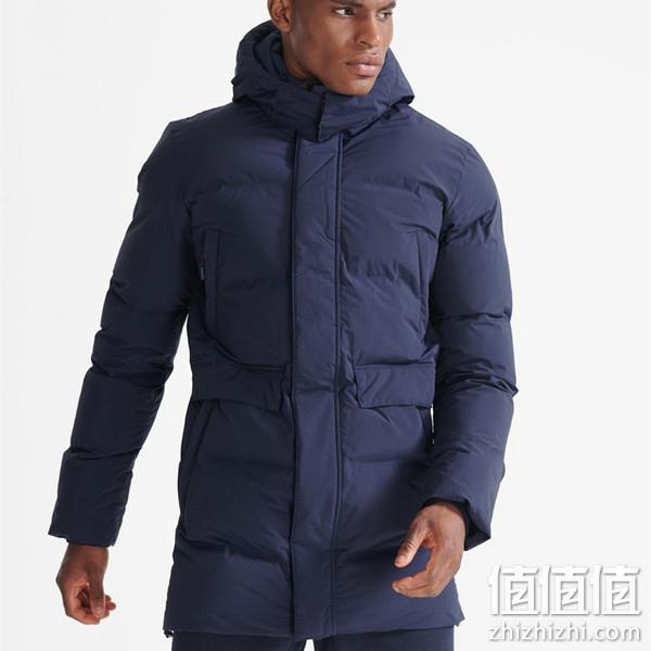 Superdry 极度干燥 Train Heavyweight 男士中长款连帽棉服 688.42元 值值值-买手聚集的地方