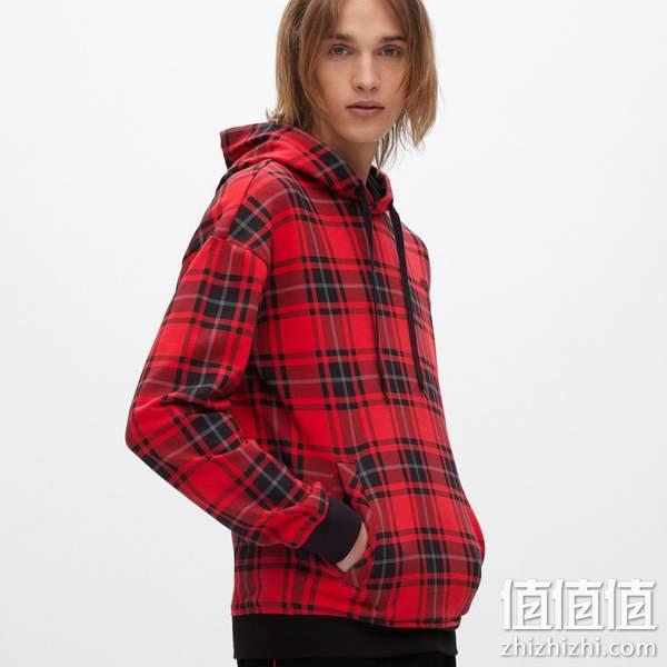 HUGO Hugo Boss 雨果·博斯 男士拼色格纹连帽卫衣50480234 380.57元 值值值-买手聚集的地方