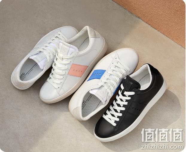 ECCO 爱步 Street Lite街头轻巧 22新款女士真皮小白鞋休闲板鞋 212803 432.17元（天猫旗舰店1599元） 值值值-买手聚集的地方