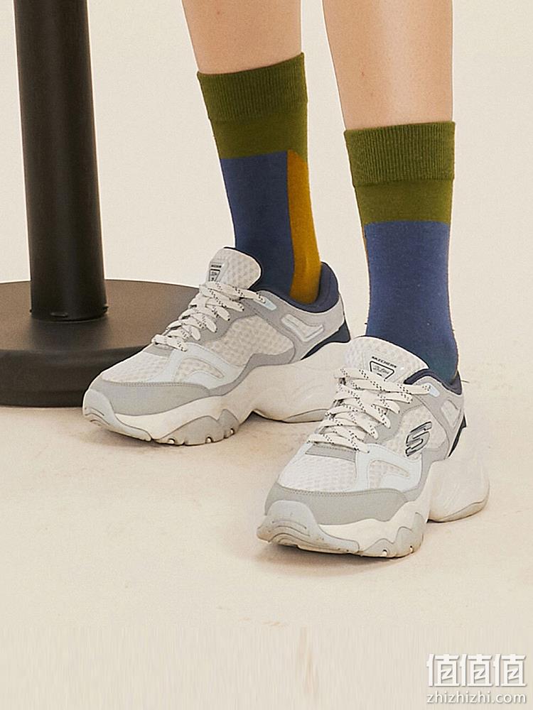 SKECHERS 斯凯奇 2022秋季新款女士厚底老爹鞋休闲鞋 12958 239元包邮（双重优惠） 值值值-买手聚集的地方
