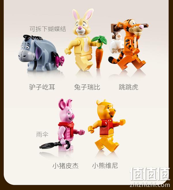 LEGO 乐高 Ideas系列 21326 小熊维尼 1265颗粒 新低438.3元 值值值-买手聚集的地方
