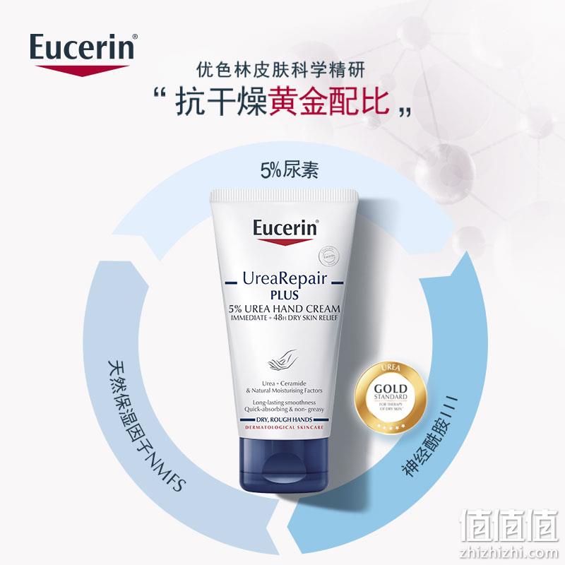 Eucerin 优色林 5%尿素抗干燥滋养护手霜 75ml*2件 87.5元包邮包税（需领券） 值值值-买手聚集的地方