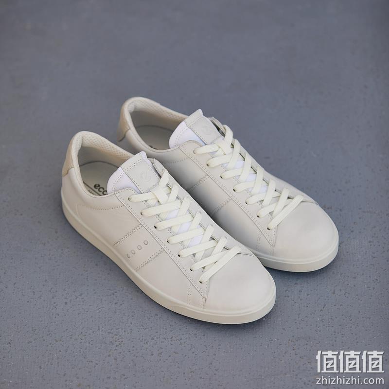 ECCO 爱步 Street Lite街头轻巧 22新款女士真皮小白鞋休闲板鞋 212803 432.17元（天猫旗舰店1599元） 值值值-买手聚集的地方