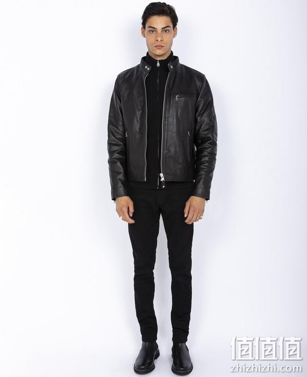 经典美国皮衣品牌，Schott NYC Cafe Racer 男士真皮夹克 Lc940D 1195.9元（官网350刀） 值值值-买手聚集的地方