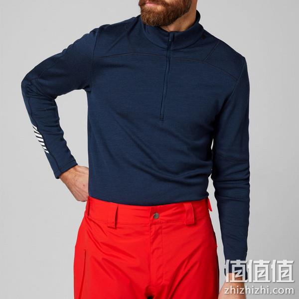 Helly Hansen 哈里汉森 LIFA系列 男士美利奴羊毛半拉链长袖T恤 49378 332.71元（可3件92折） 值值值-买手聚集的地方