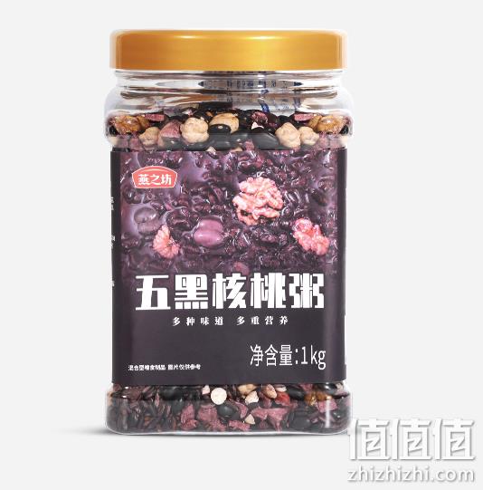 燕之坊 五黑核桃粥 1KG罐装 34.9元包邮（需领券） 值值值-买手聚集的地方