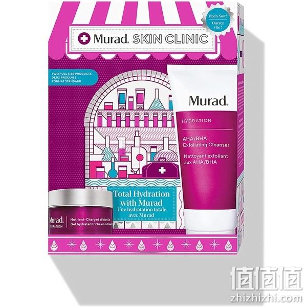 Murad 慕拉 Total Hydration全面补水2件套（洁面乳200mL+保湿啫喱50mL） 新低241.4元（可3件92折） 值值值-买手聚集的地方