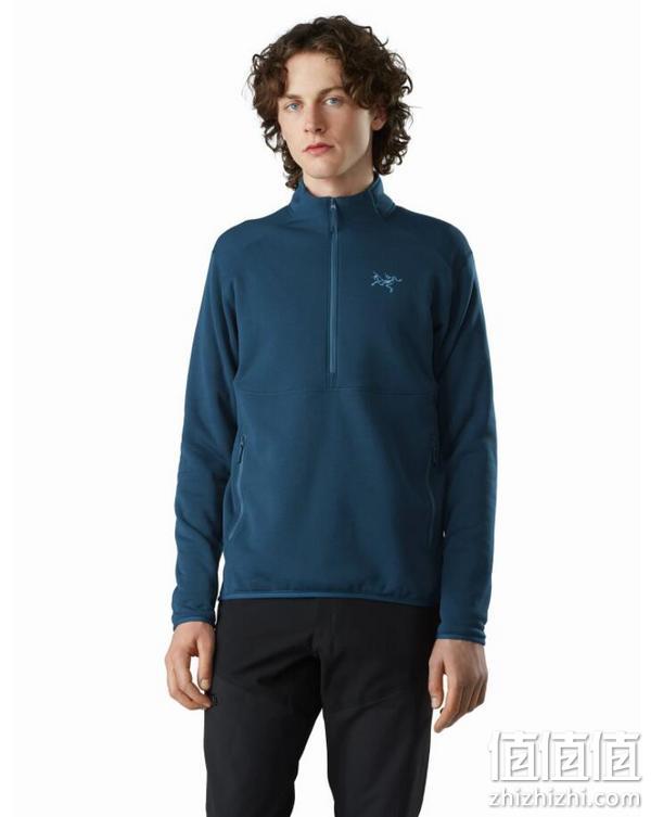亚马逊销冠！Arc'teryx 始祖鸟 Kyanite AR 男款1/2拉链保暖抓绒衣 27967 801.66元 值值值-买手聚集的地方