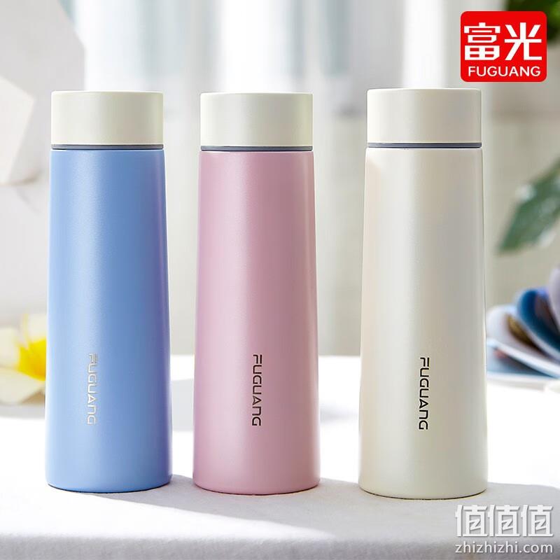 富光 304不锈钢双层真空保温杯 380ml 19.95元包邮（双重优惠） 值值值-买手聚集的地方